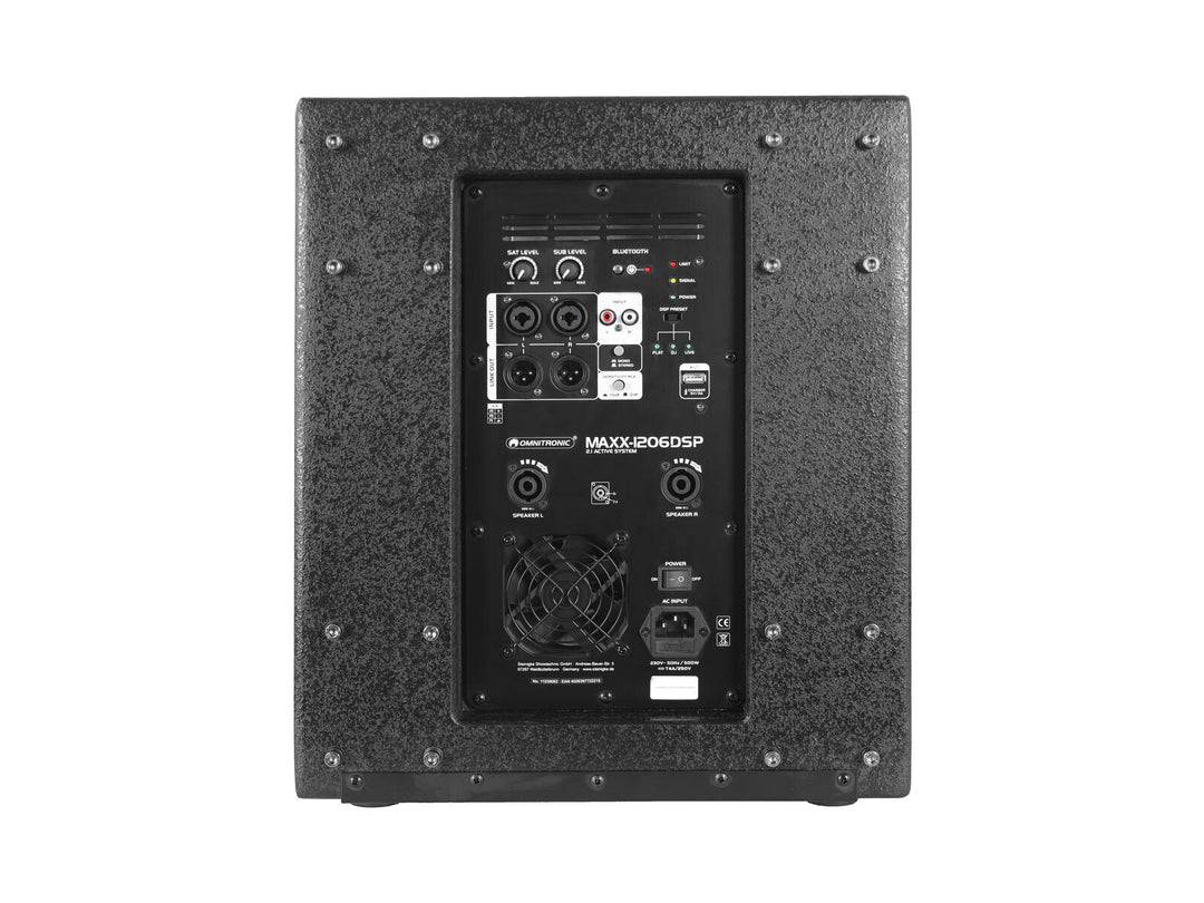 OMNITRONIC MAXX-1206DSP 2.1 aktivt system