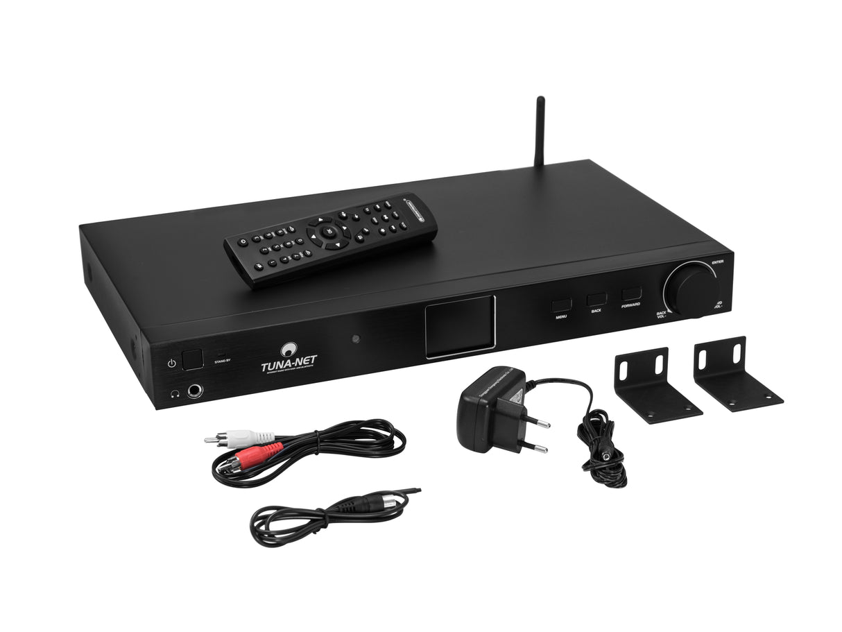 Omnitronic TUNA-NET Internetradio Mediaspelare med DAB+ och Bluetooth