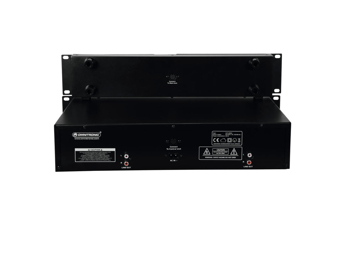OMNITRONIC XCP-2800 Dubbel CD-spelare