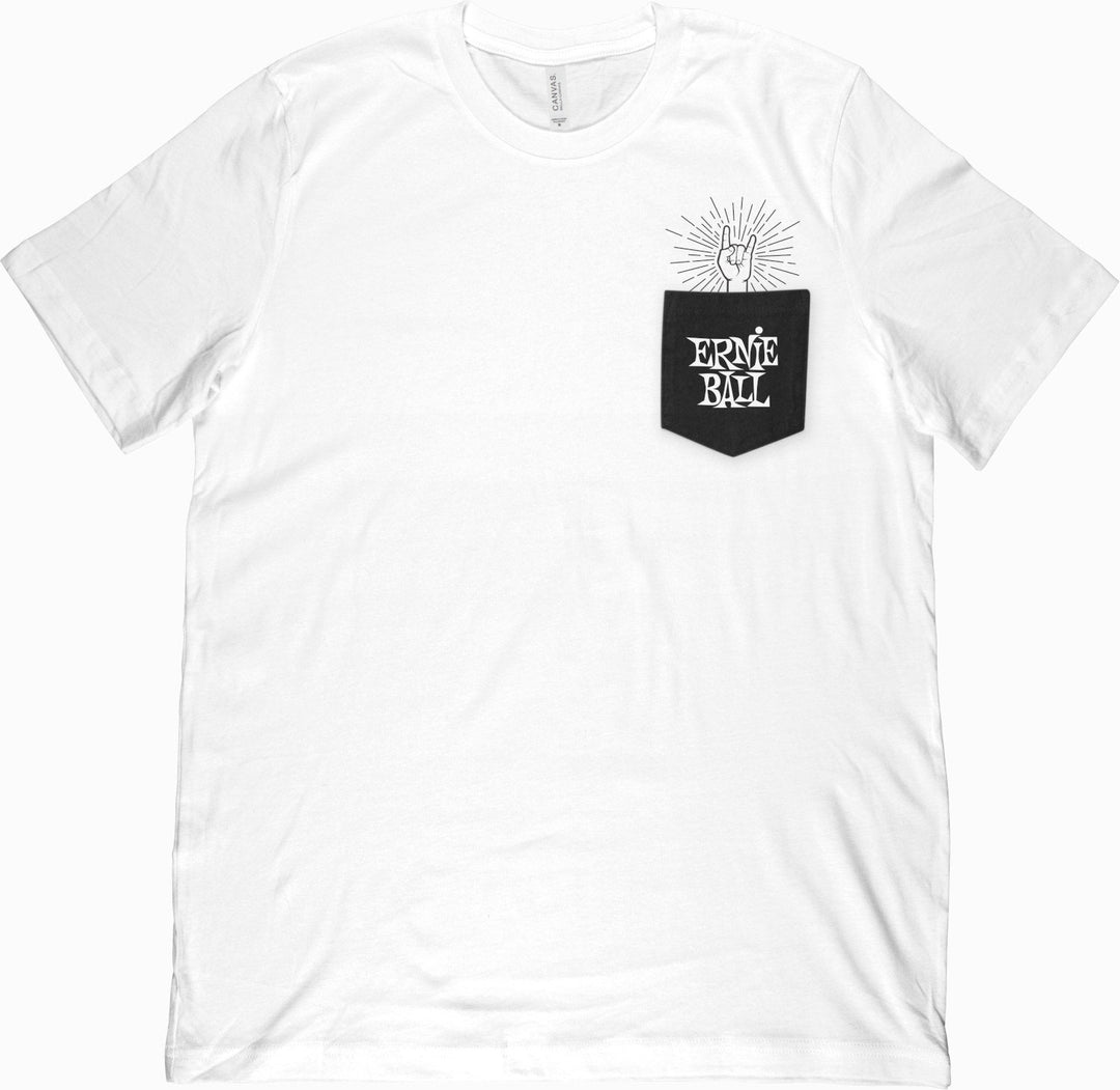 Ernie Ball 4862 Rock On Pocket T-shirt, Medium