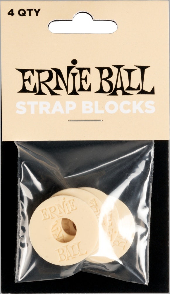 Ernie Ball 5624 remblock, Krämfärgad, 4 st