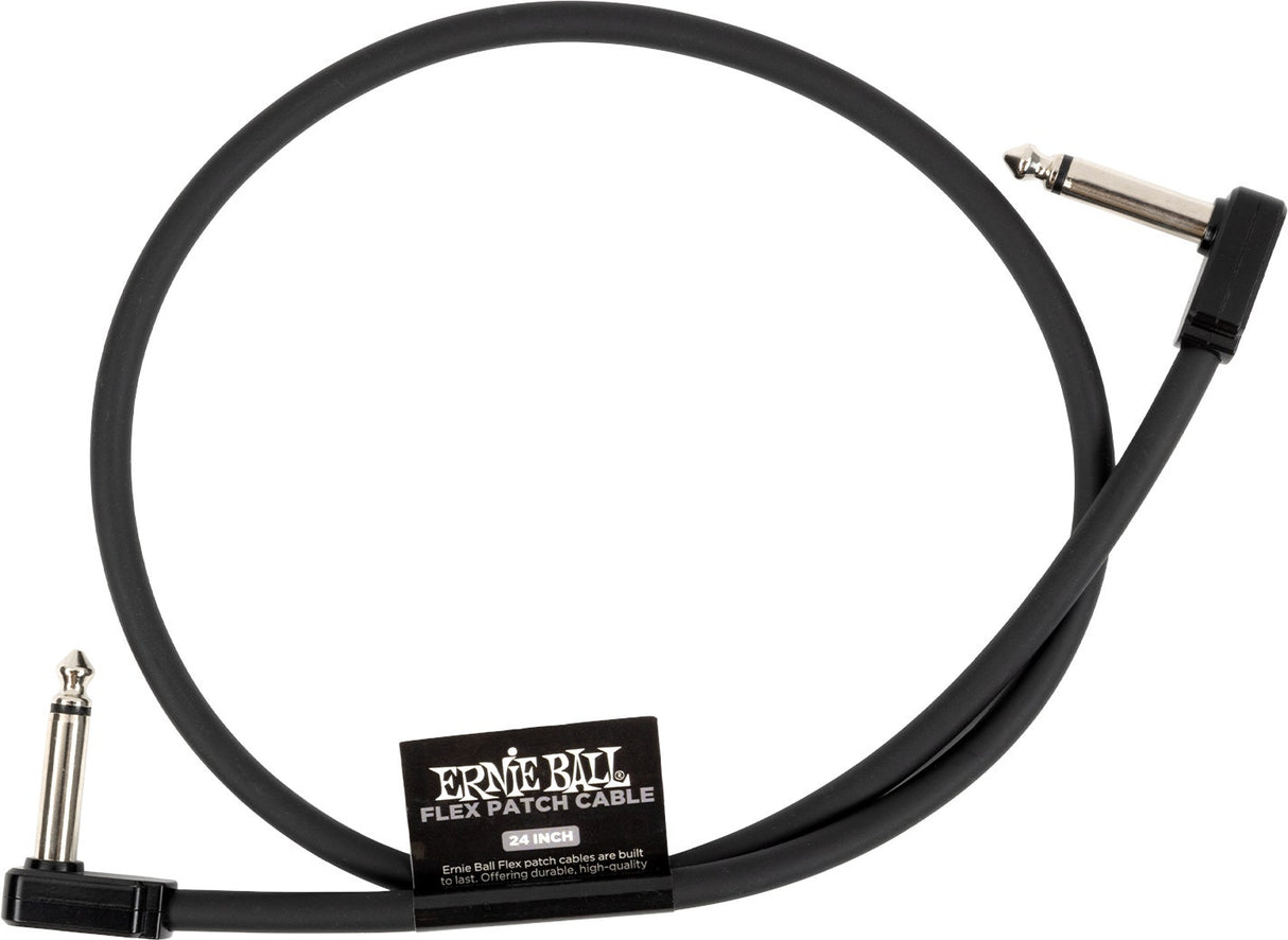 Ernie Ball 6442 Flex patchkabel Svart 61cm