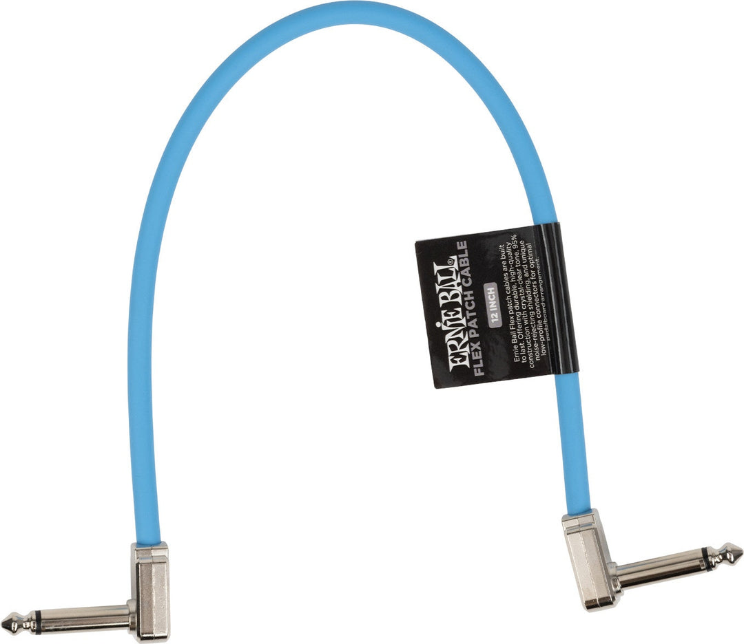 Ernie Ball 6456 Flex patchkabel Blå 30cm