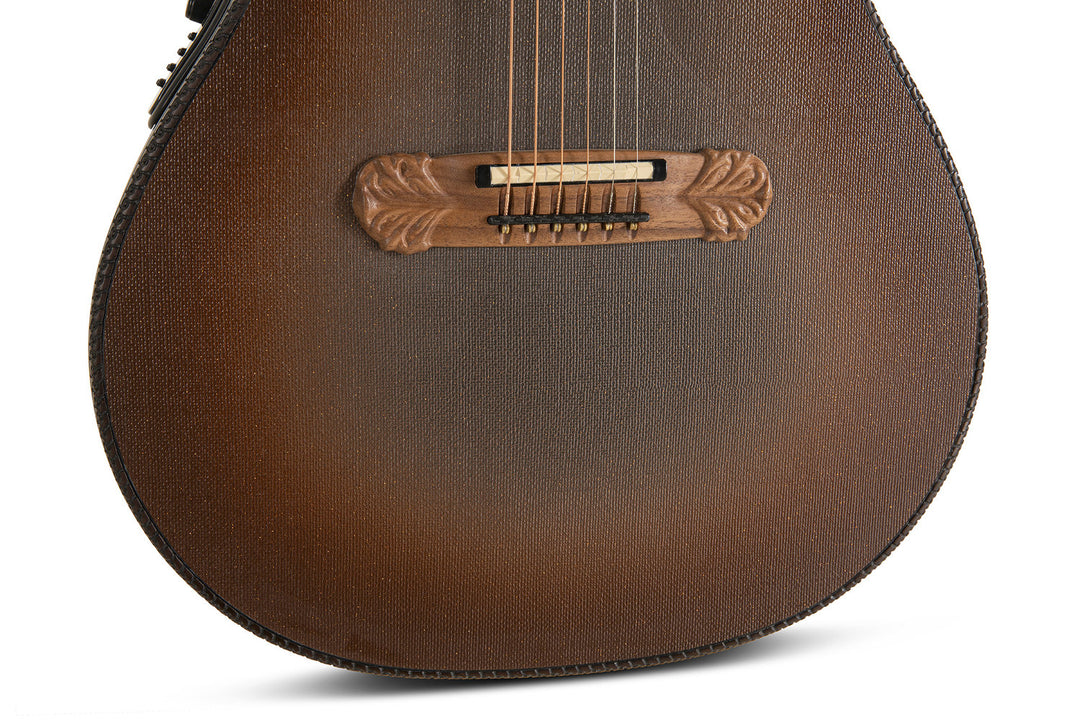 Adamas E-akustiska Gitarrer 1687GT Deep Non-Cutaway - omvänd brun burst (1687GT-9W-G)