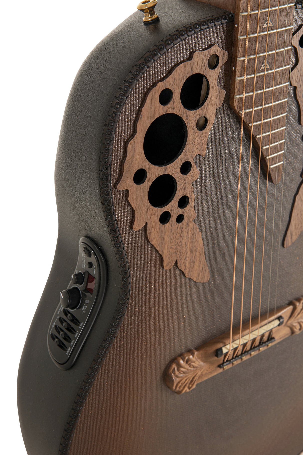 Adamas E-akustiska Gitarrer 1687GT Deep Non-Cutaway - omvänd brun burst (1687GT-9W-G)