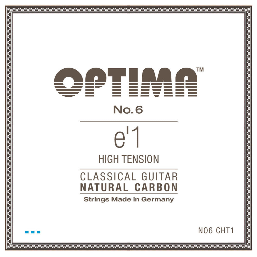 Optima No. 6 E1 klassisk gitarrsträng, kolfiber, hög spänning