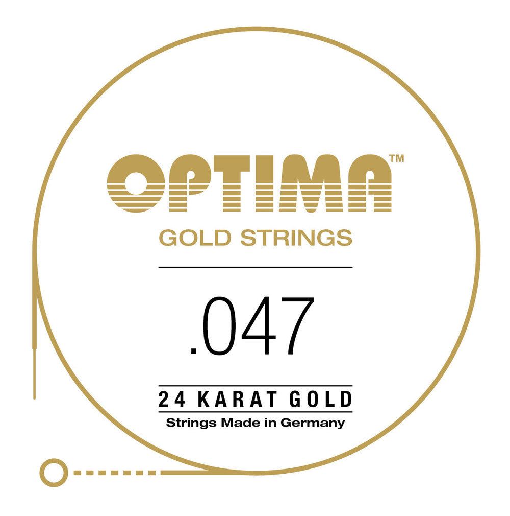 Optima Gold E6 .047w western-gitarrsträng, GA047