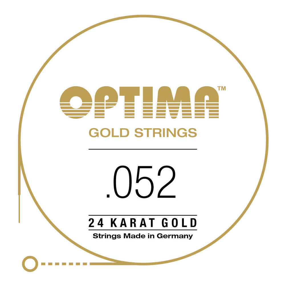 Optima Gold E6 .052w westerngitarrsträng, GA052