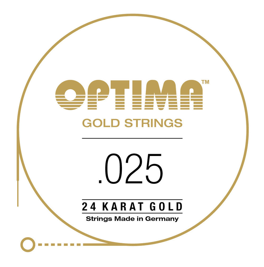 Optima Gold D4 .025w elgitarrsträng, GE025