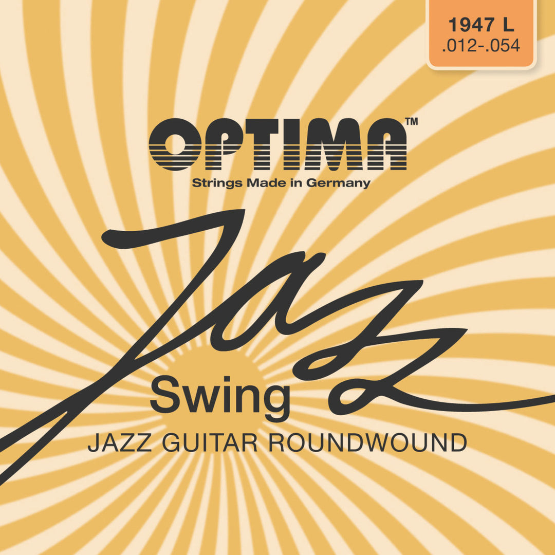 Optima strängar för elgitarr Jazz Swing krom roundwound - Set (1947L)