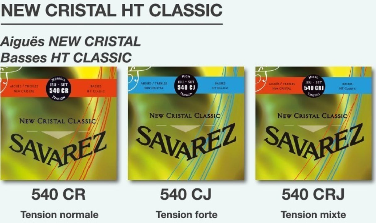 Savarez strängar för klassiska Gitarrer New Cristal Classic - Set (540CRJ)