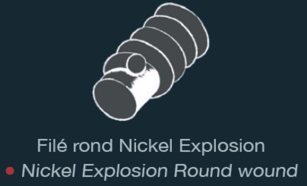 Savarez X50LMW Nickel Explosion med lindad G, .010 till .052
