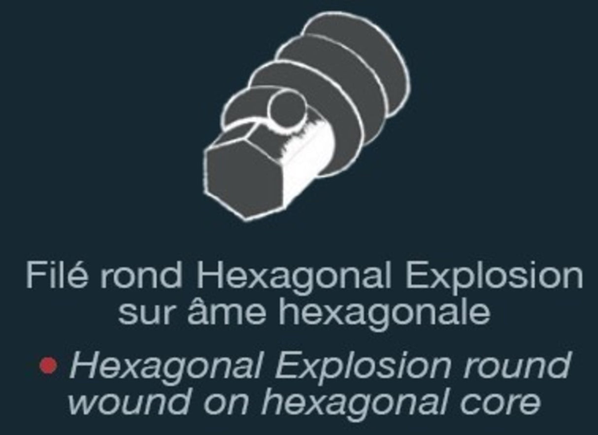 Savarez elbassträngar Hexagonal Explosion - 5-str. Ex-Light (B70XL5)