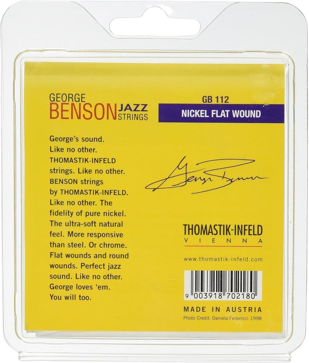 Thomastik-Infeld strängar för elgitarr George Benson Jazz Gitarrer - .053fw (GB53)
