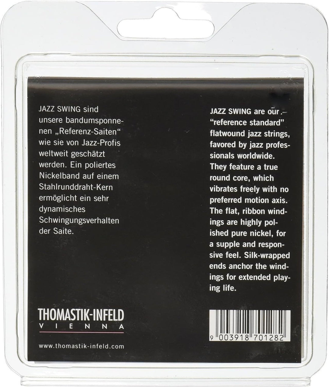 Thomastik-Infeld strängar för E-guitar Jazz Swing Series Nickel Flat Wound - set 011 flatwound (JS111)
