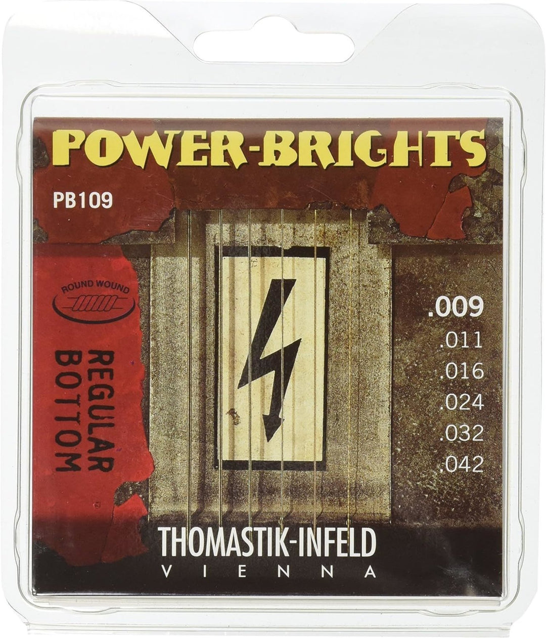 Thomastik-Infeld strängar för elgitarr Power Brights Series - set 009 (PB109)