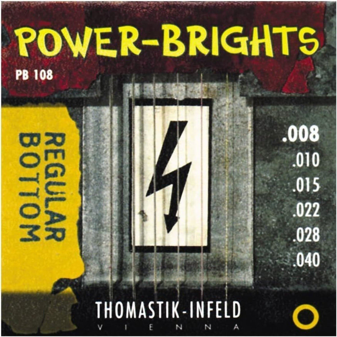 Thomastik-Infeld strängar för elgitarr Power Brights Series - set 008 (PB108)