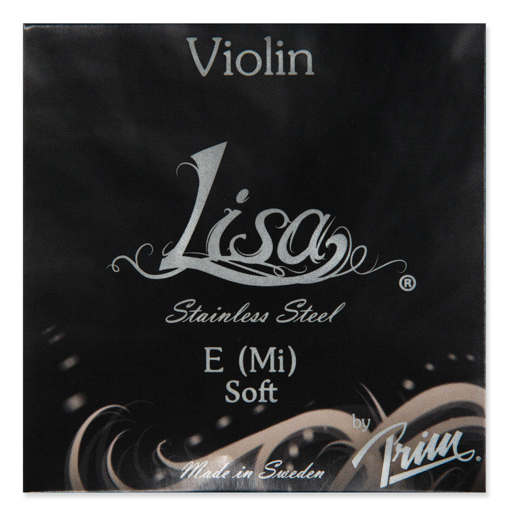 Prim Lisa E-sträng för fioler, stål med kula, soft