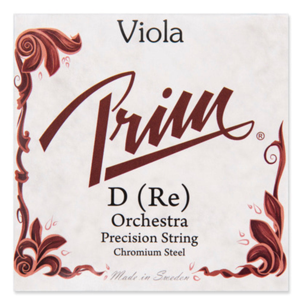 Prim D-sträng till viola, kromstål, orchestra