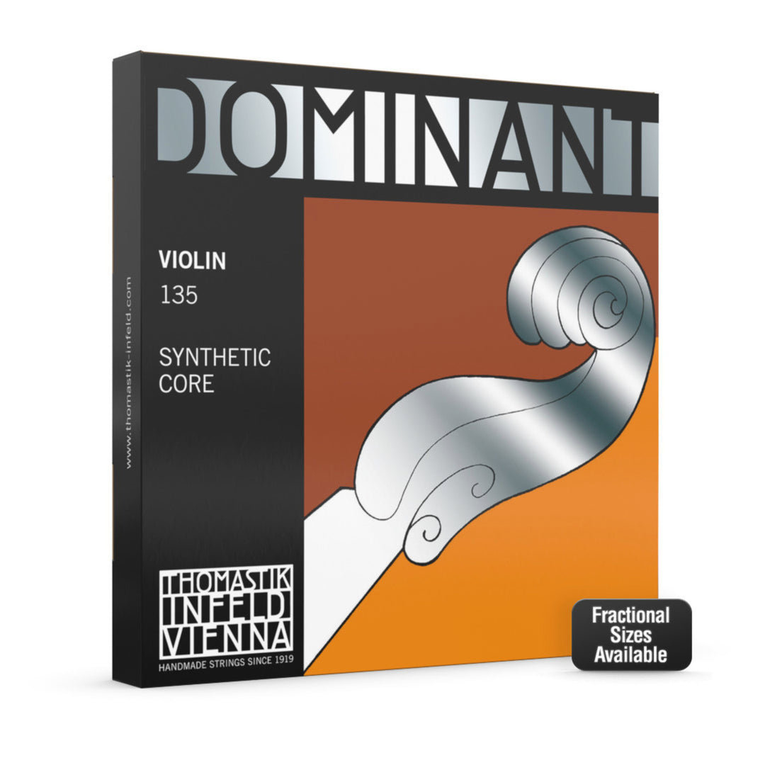 Thomastik-Infeld Fiolersträngar Dominant nylonkärna - Set stål Mjuk 4/4 (135Bw)