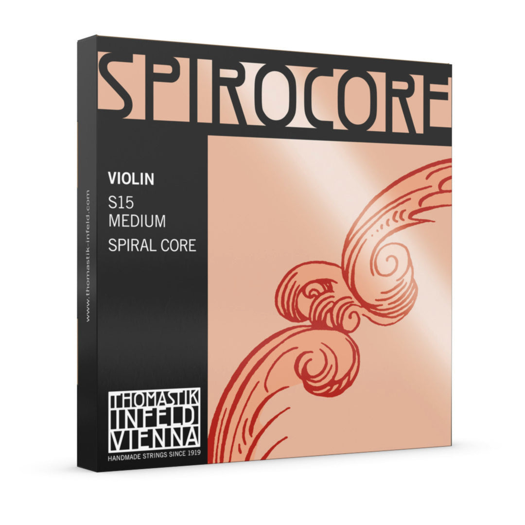Thomastik-Infeld Fioler-strängar Spirocore med spiralkärna - mjuk (S15Aw)