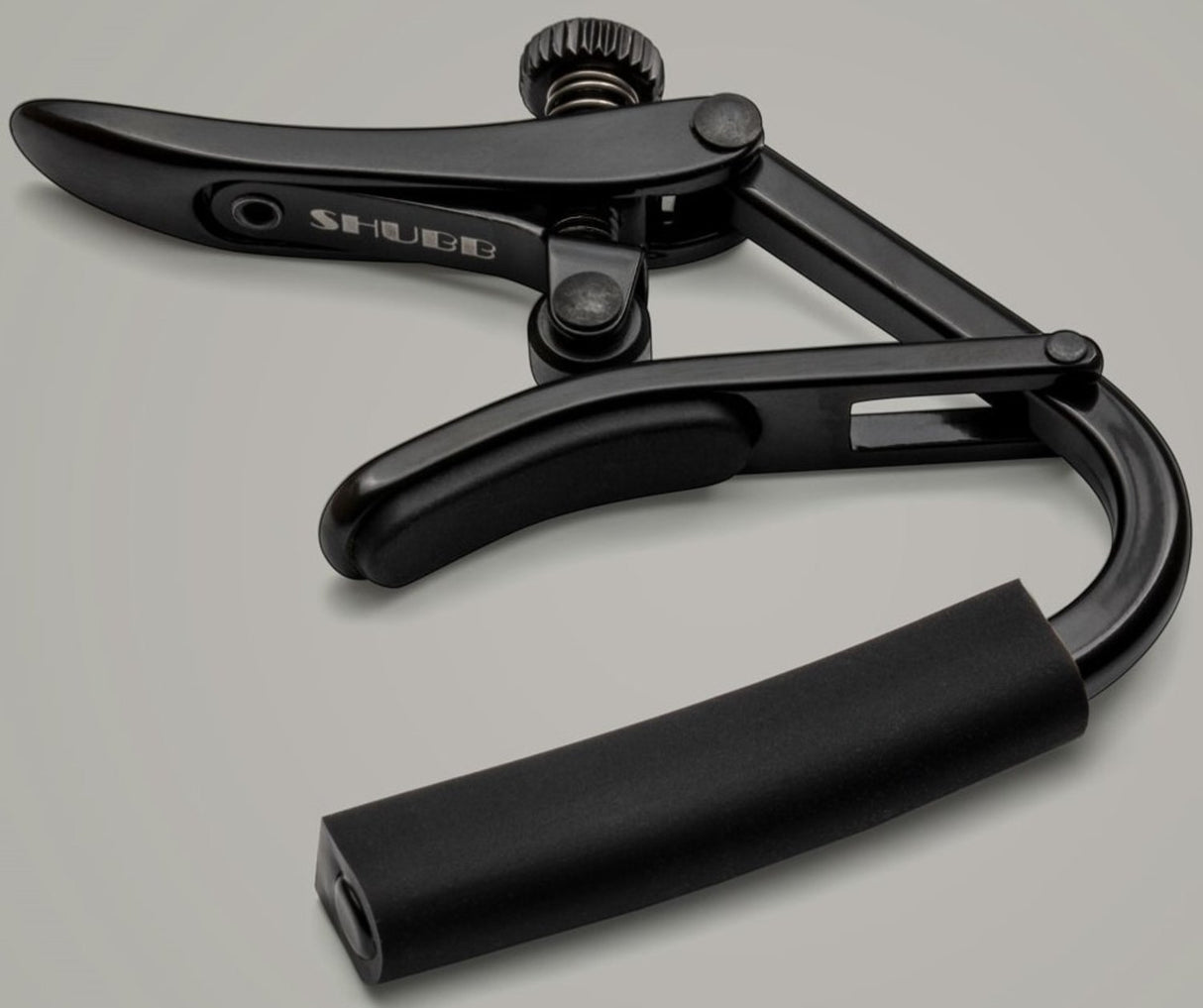 Shubb Capo Standard Capo - E-gitarr, 7,25" radius, svart (C4k)