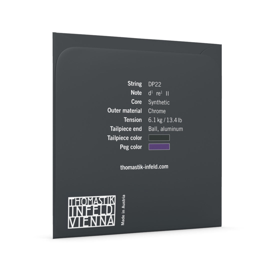 Thomastik-Infeld strängar för viola DOMINANT PRO - D syntetisk kärna, krom (DP22)