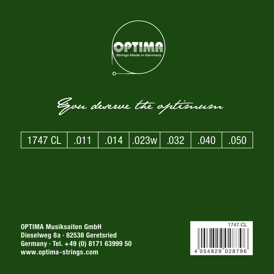 Optima strängar för akustisk Gitarrer Gold strings - Set (1747CL)