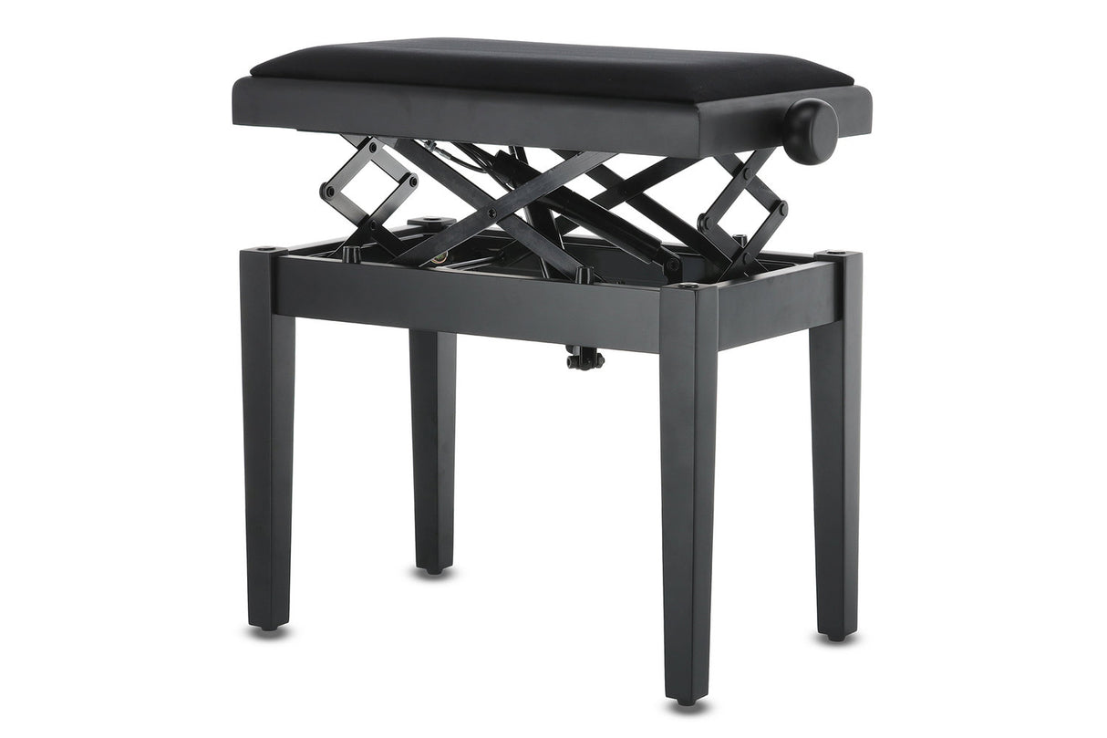 GEWA pianobänk Deluxe Autolift - svart matt