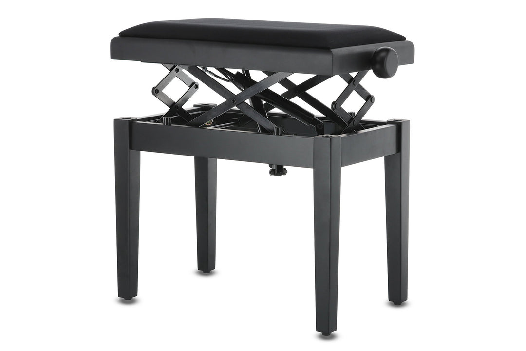 GEWA pianobänk Deluxe Autolift - svart matt