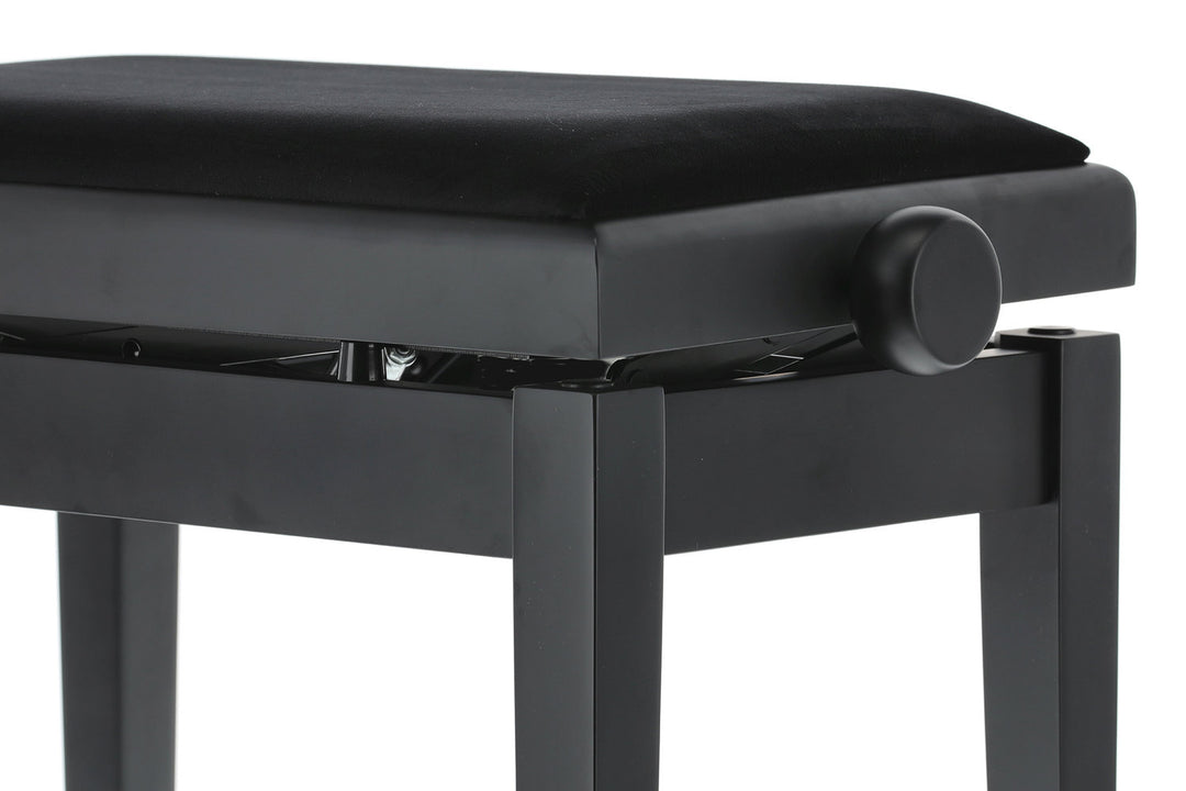 GEWA pianobänk Deluxe Autolift - svart matt