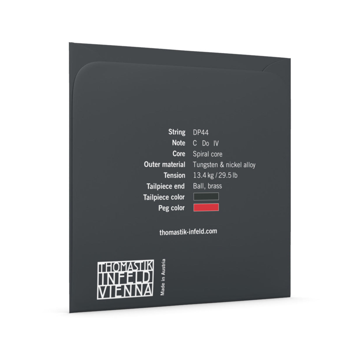 Thomastik-Infeld Cellos strängar Dominant Pro - C Spiral Core, Tungsten/Silver (DP44)