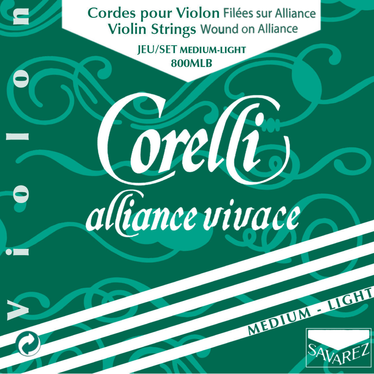 Corelli Fioler-strängar Alliance Vivace - Medium-light 800MLB