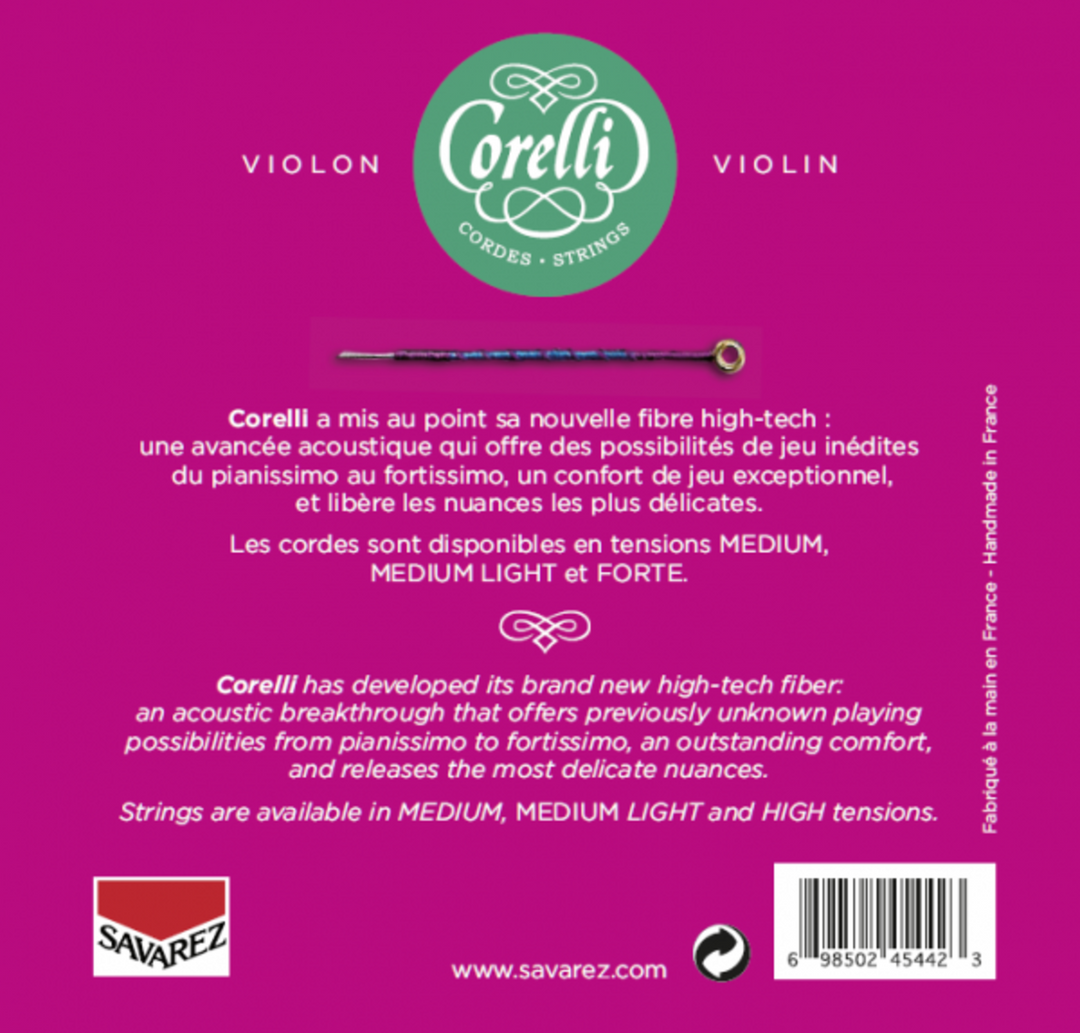 Corelli Fioler strängar Cantiga - Medium-lätt (900MLB)