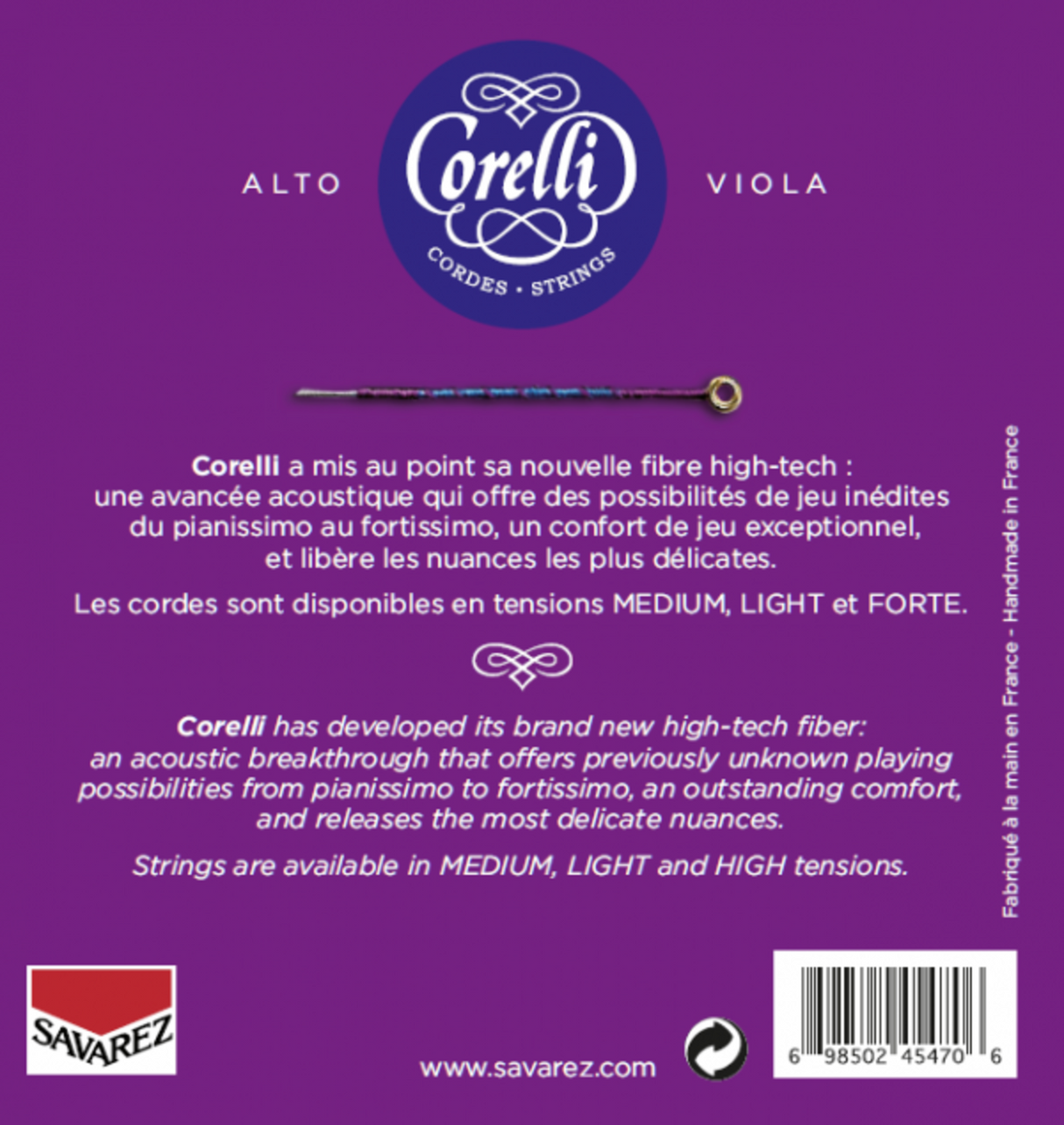 Corelli strängar för viola Cantiga - Medium (930MS)