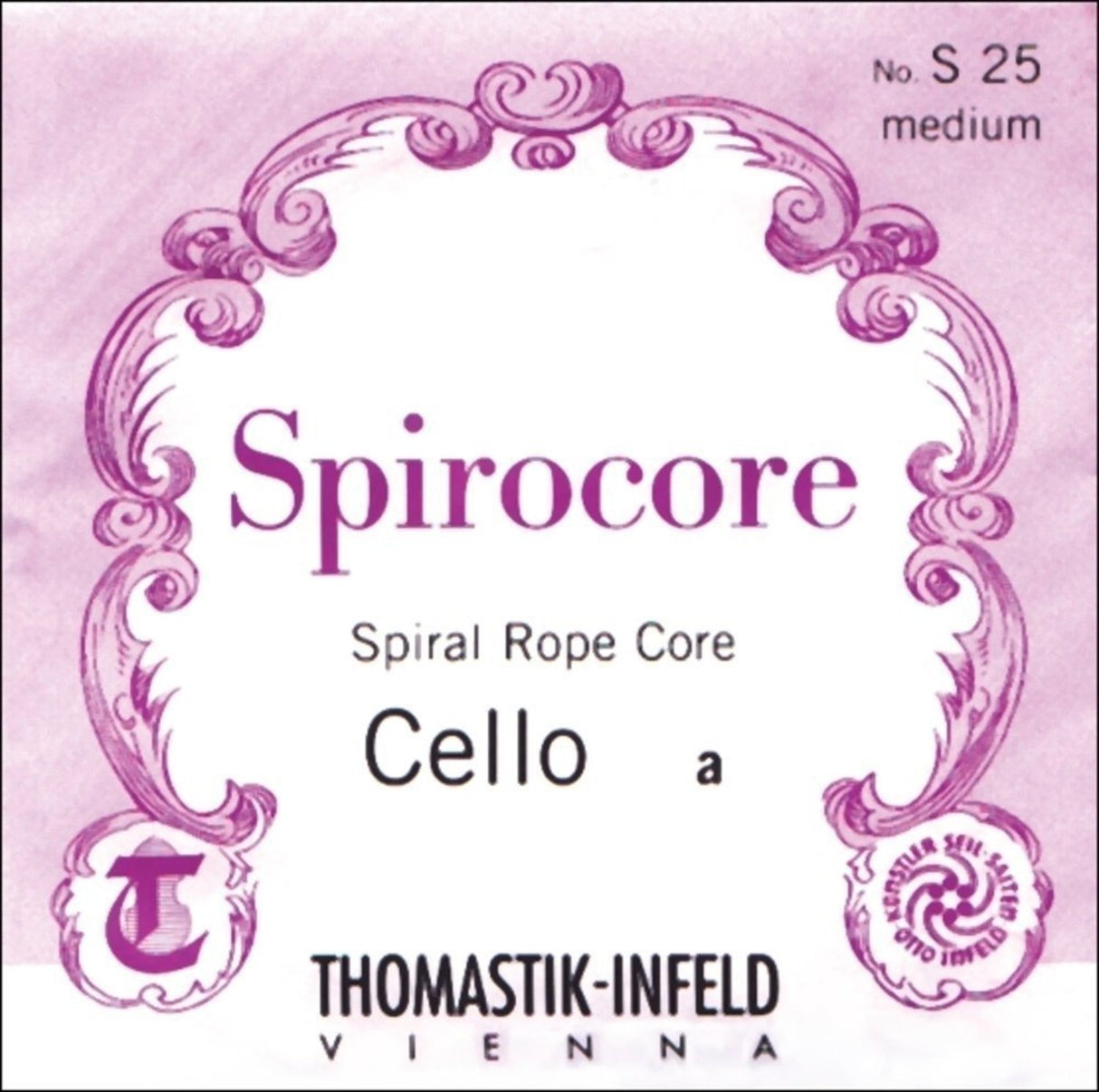 Thomastik-Infeld Cellos-strängar Spirocore spiral core - Medium (S25)