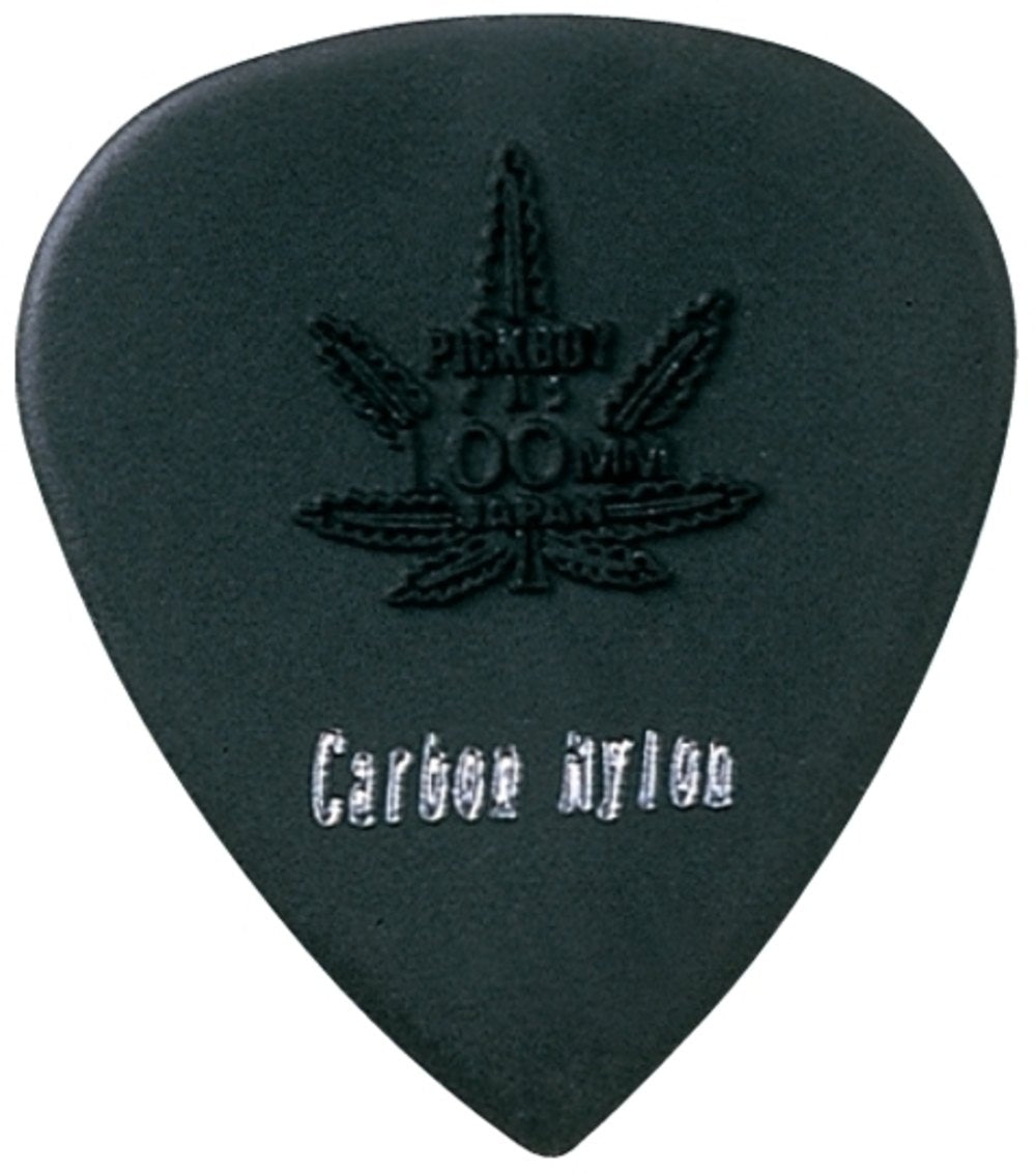 Pick Boy Carbon Nylon plektrum, Standard, 1,00 mm heavy, 12 st.