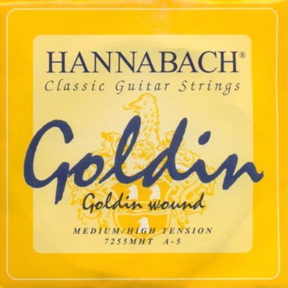 Hannabach 725 A5 bassträng för klassisk gitarr, medium/hög spänning