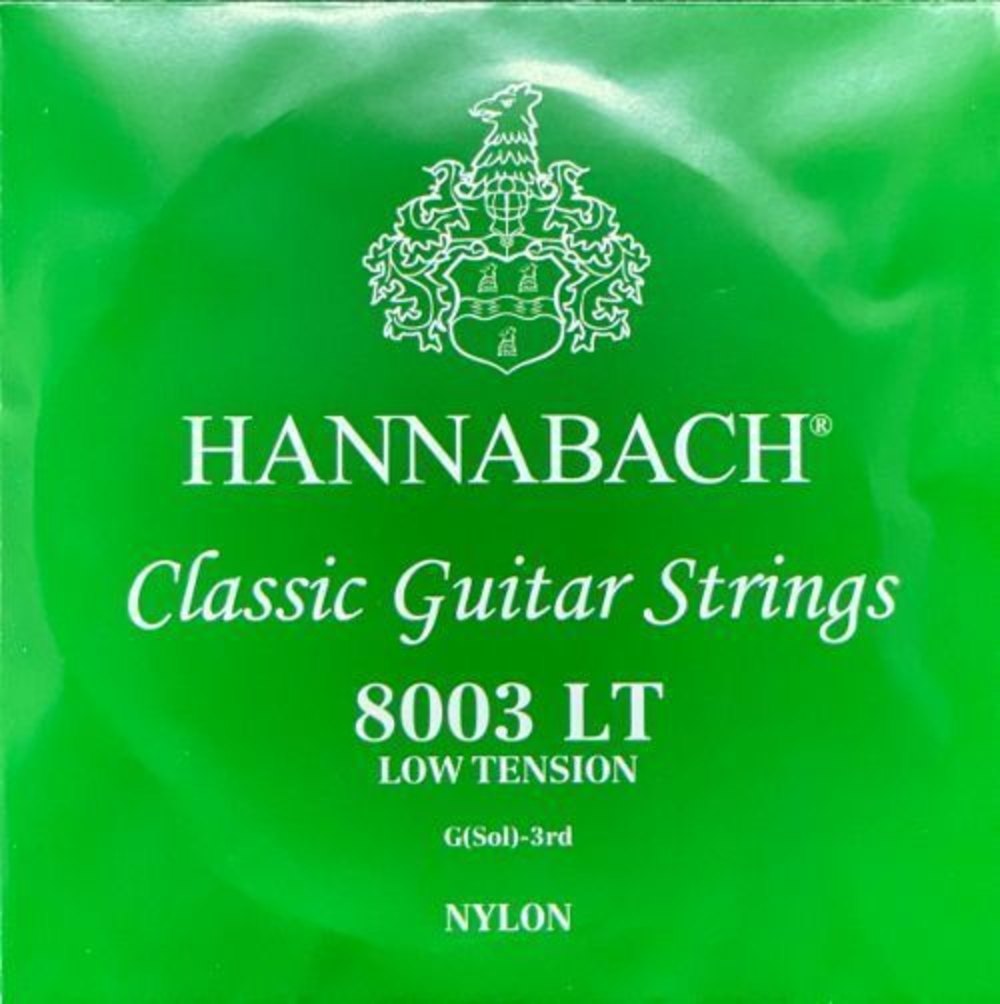 Hannabach 800 G3 diskantsträng för klassisk gitarr, låg spänning