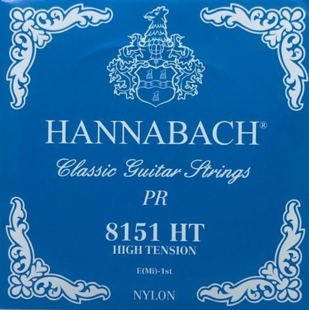 Hannabach 815 E1 diskantsträng för klassisk gitarr, high tension