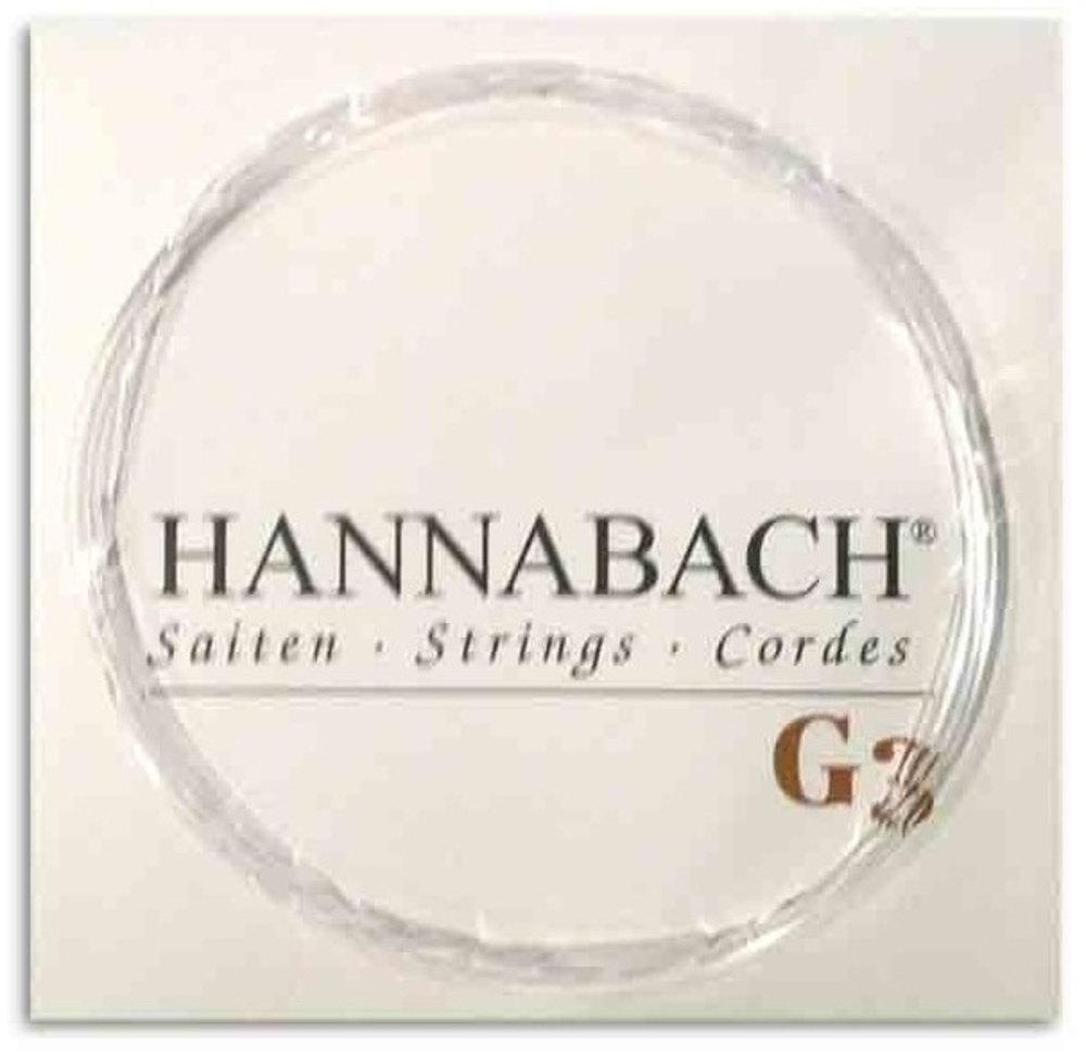 Hannabach 890 1/4 G3 blank sträng till barngitarr, medium spänning