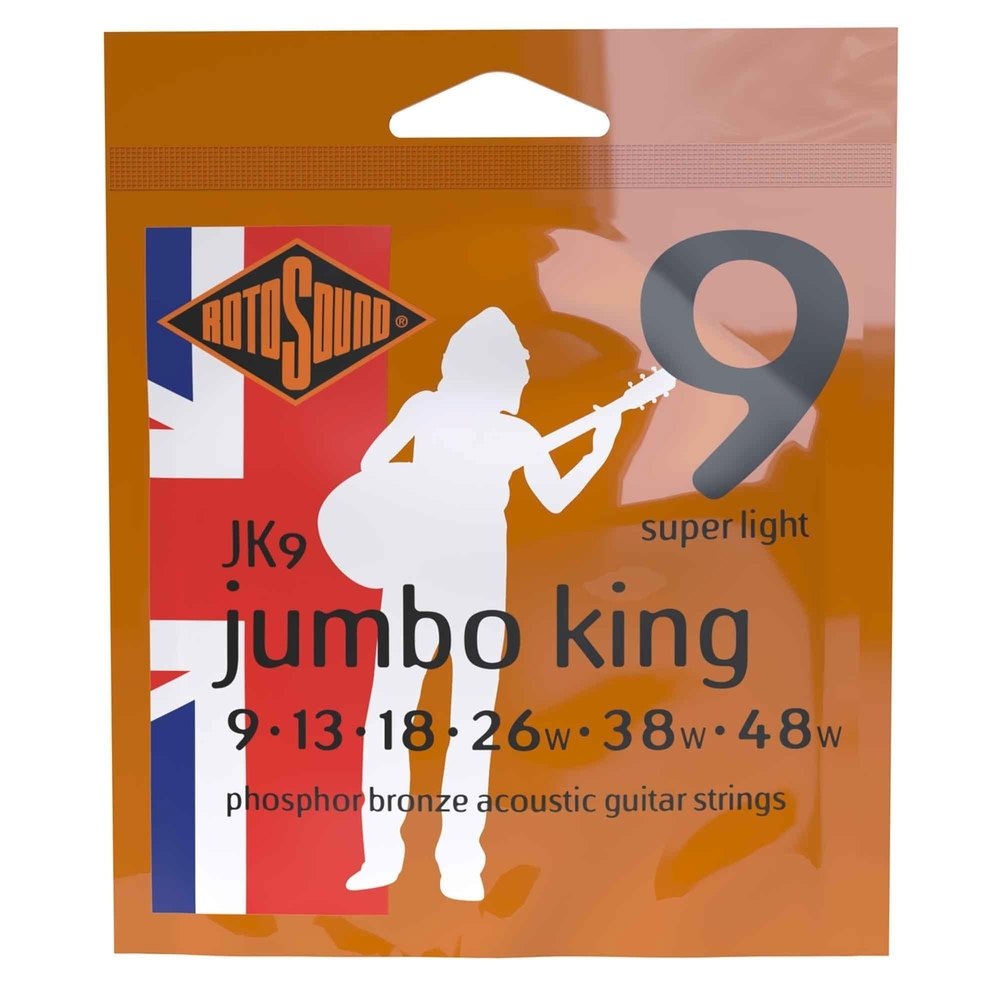 Rotosound Jumbo King JK9 westerngitarrsträngar 9-48