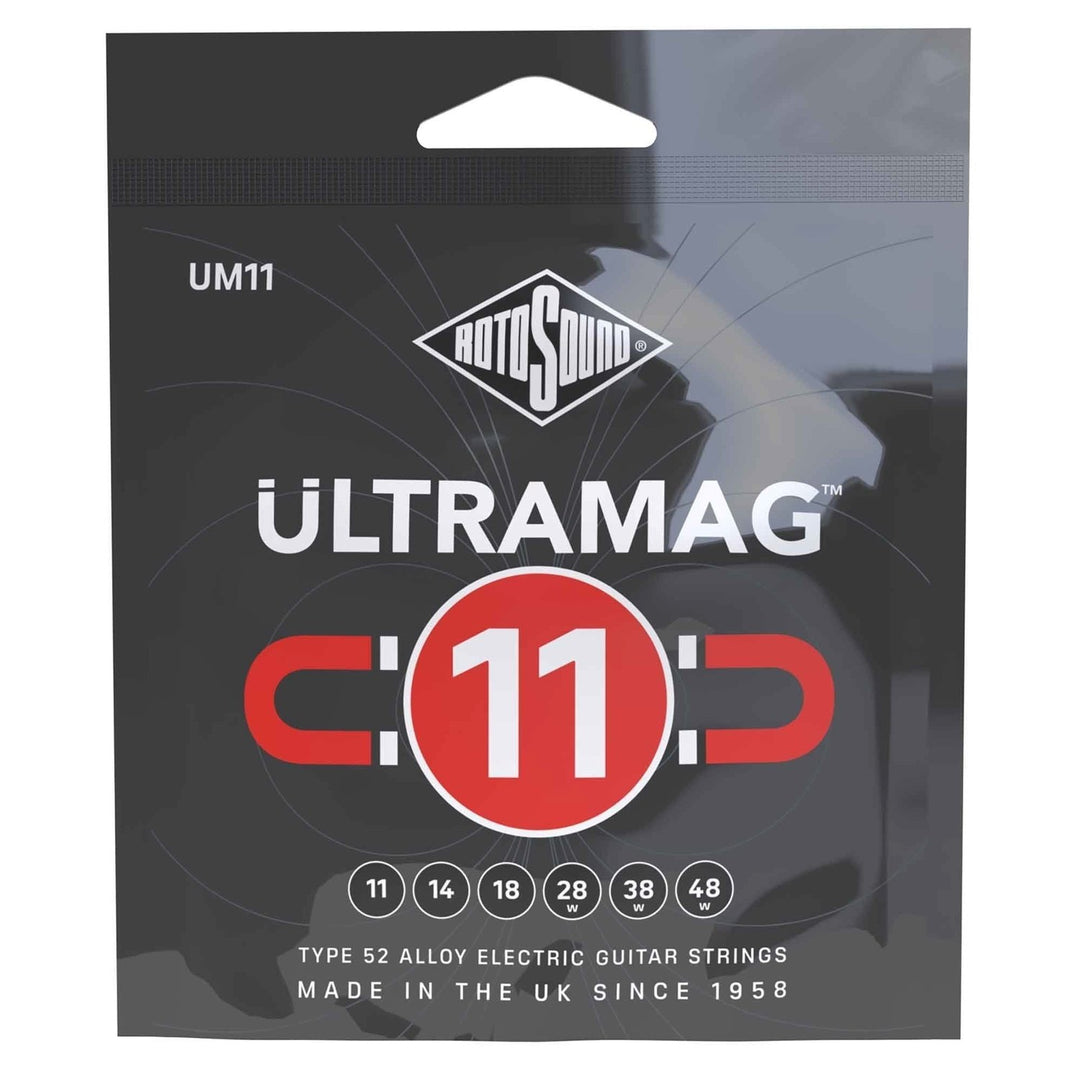 Rotosound strängar för elgitarr Ultramag - set Medium 11-48 (UM11)