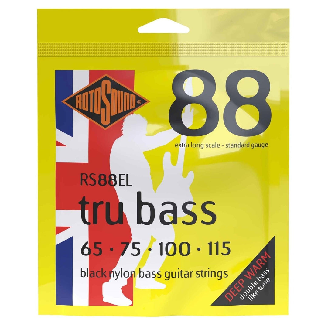 Rotosound elbassträngar Tru Bass 88 - Set 4-strängar Extra Long // Extra lång mensurlängd (33.5"/850mm to 36"/915mm) (RS88EL)