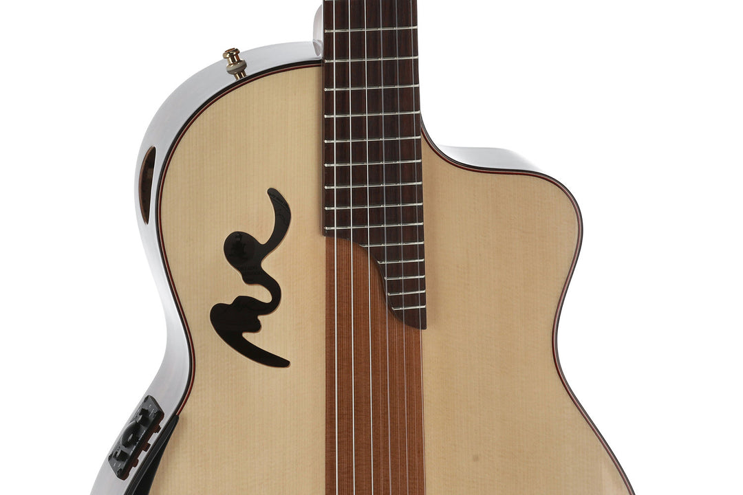 Manuel Rodriguez elektroakustisk Café Cortado Cutaway - Santos Rosewood (högblank)