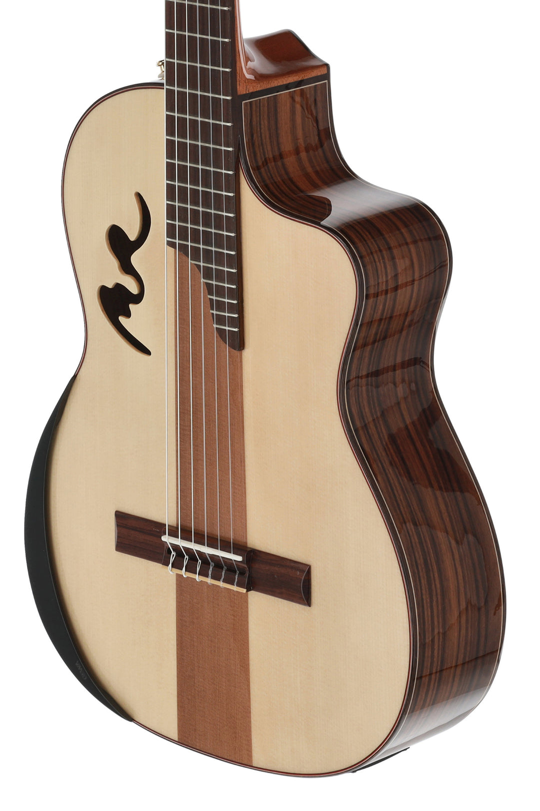 Manuel Rodriguez elektroakustisk Café Cortado Cutaway - Santos Rosewood (högblank)