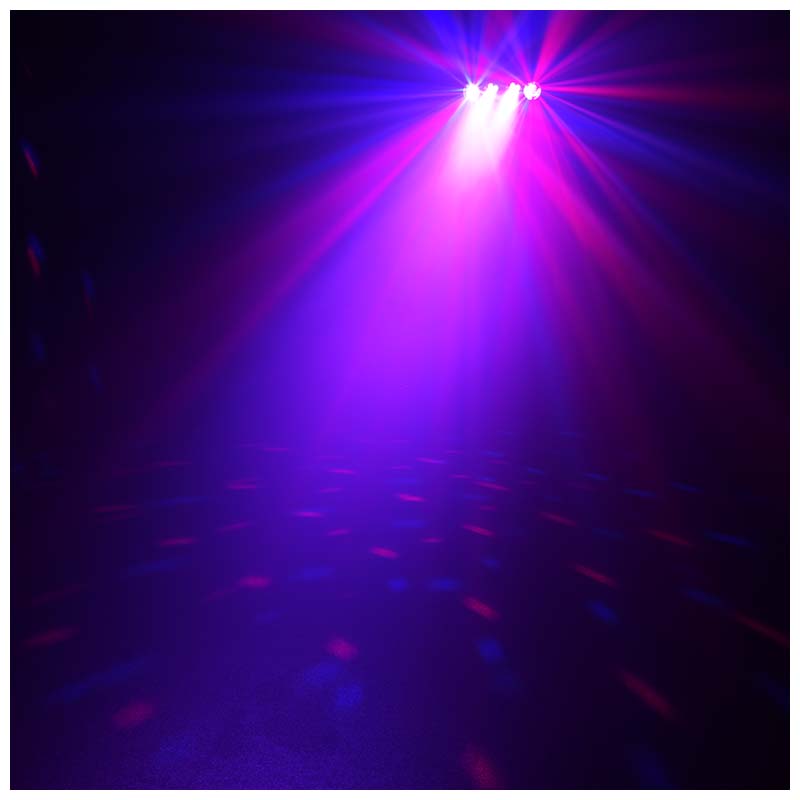 LIGHT4ME MAGIC BAR diskokulleeffekt LED PAR + stativ + fjärrkontroll