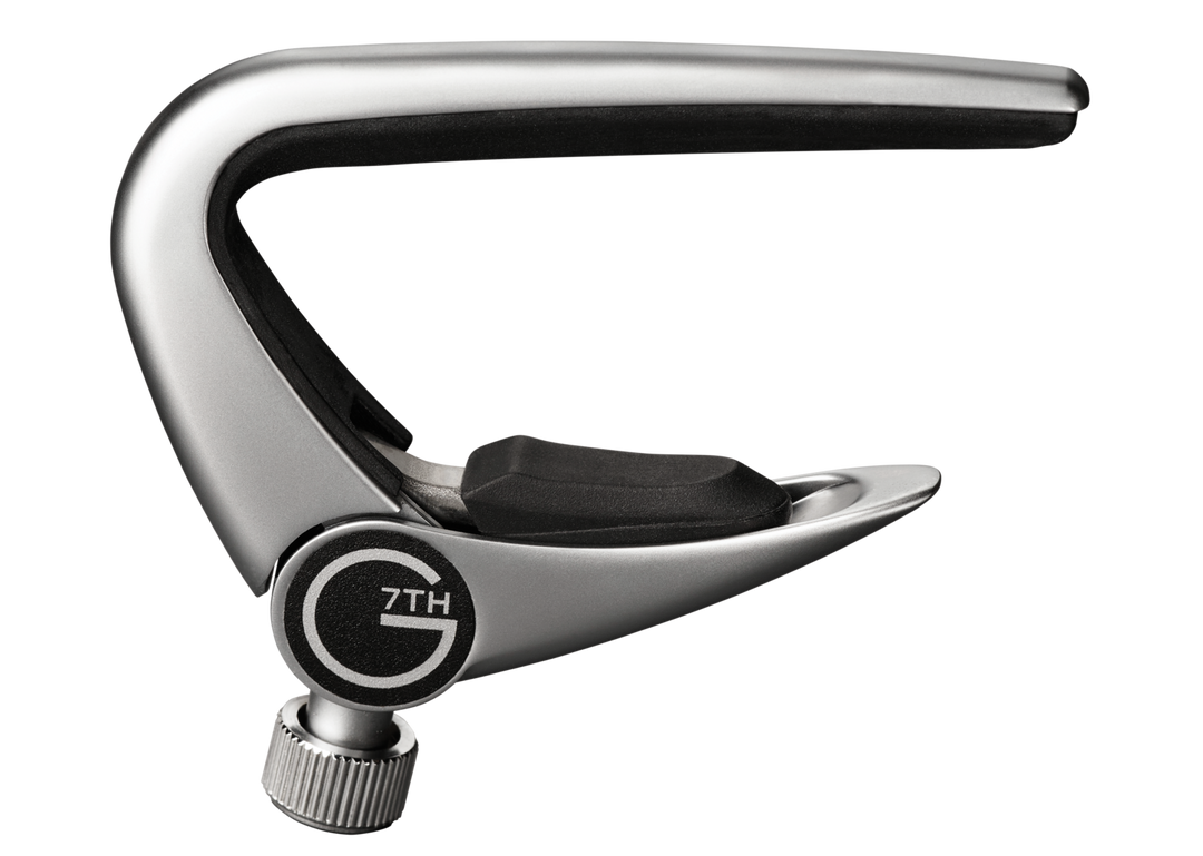 G7th Capo Newport - Klassisk gitarr, silver (C33013)