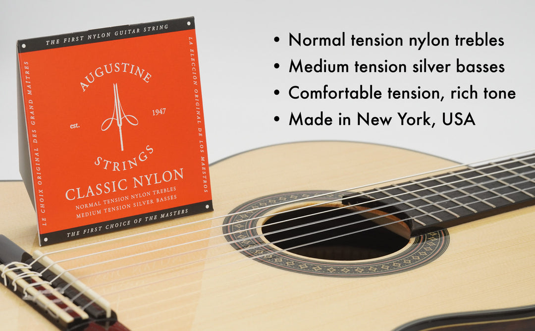 Augustine strängar för klassisk gitarr Classic Label - set Classic Red (normal/medium)