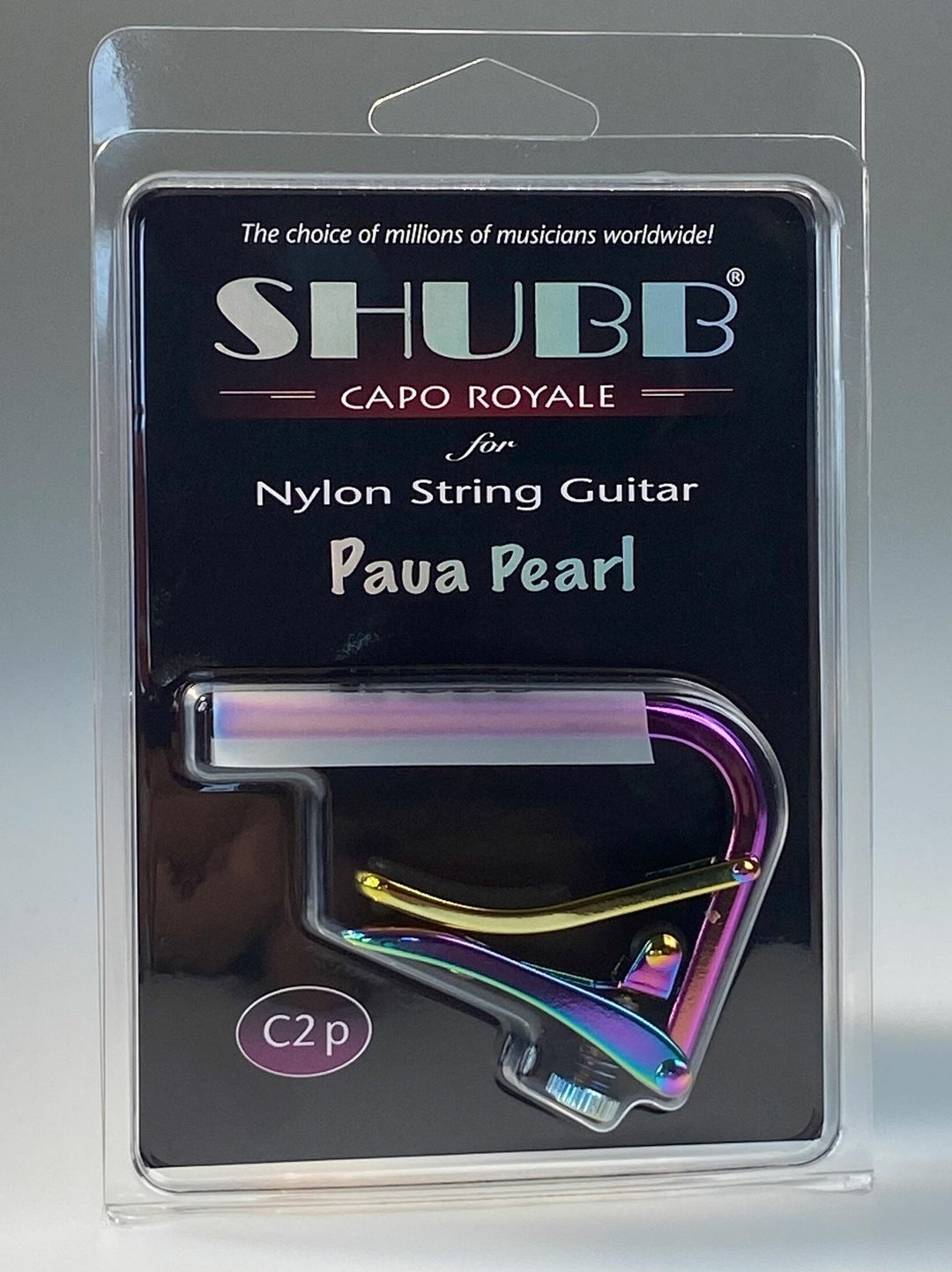 Shubb capo standardcapo - Klassisk Gitarrer paua-pärlemor (C2P)